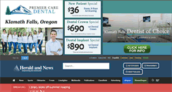 Desktop Screenshot of heraldandnews.com